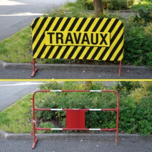 Couvre-barrière de chantier 150 cm