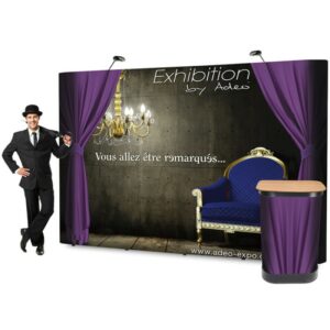 Stand parapluie 3x4 droit